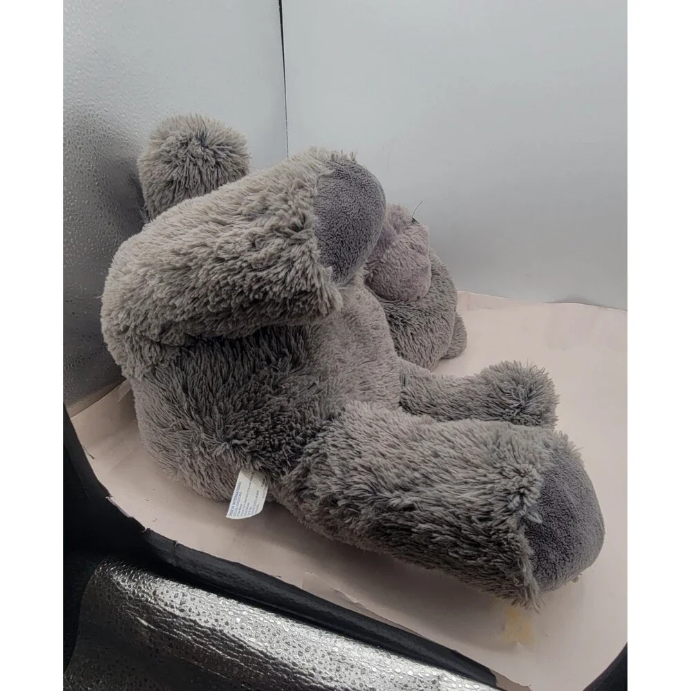 Hug Fun Teddy Bear Plush 18” Gray Grey Soft Stuffed Animal Large Cuddly Toy